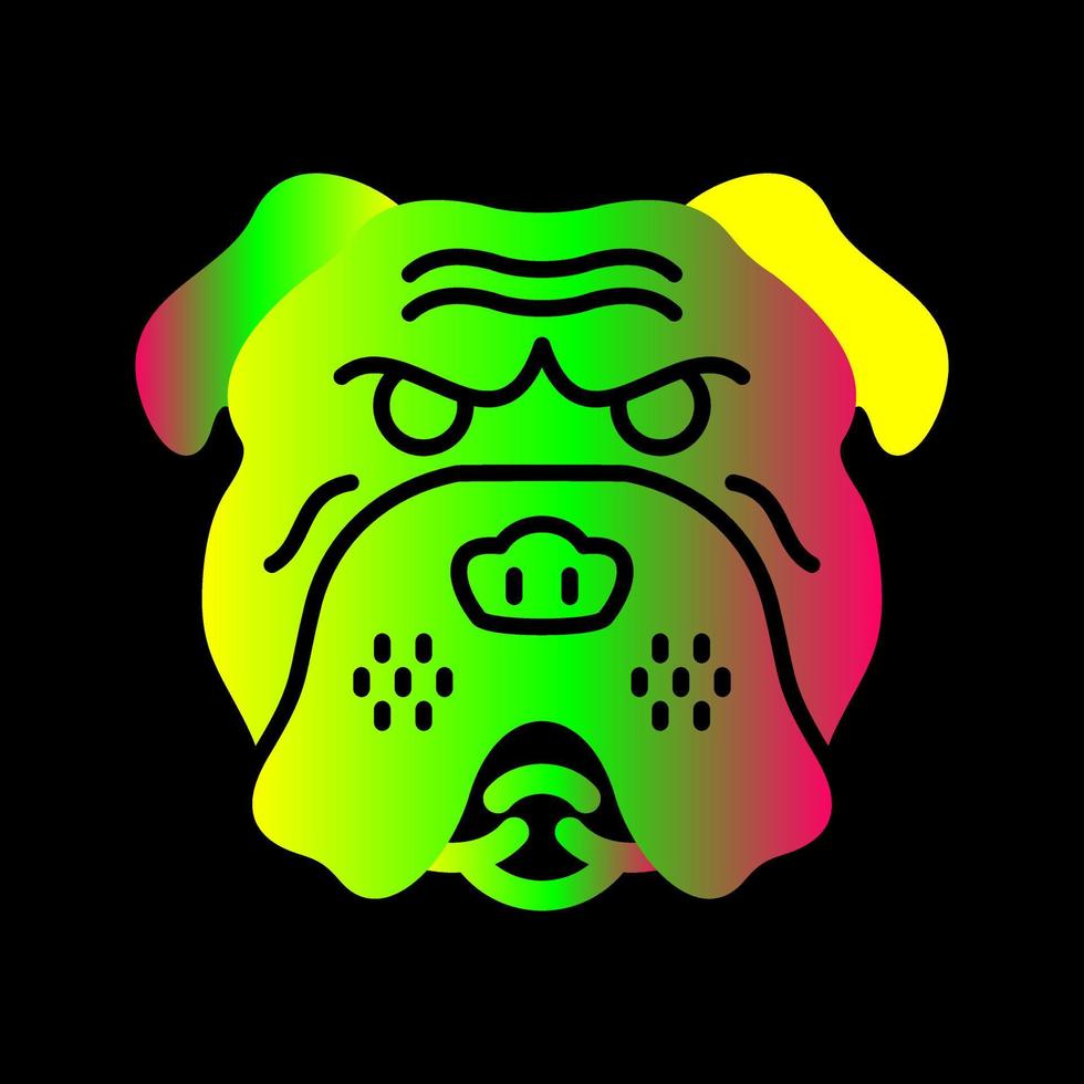 Bulldog Vector Icon