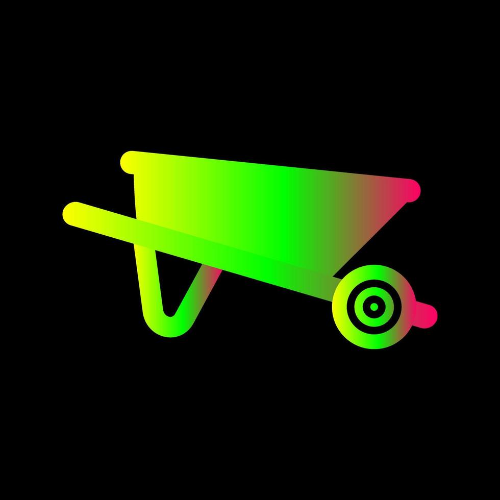 Wheelbarrow Vector Icon
