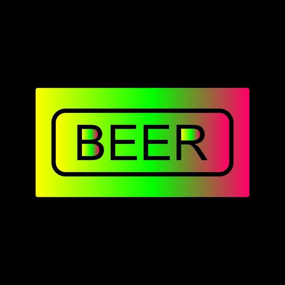 Beer Sign Vector Icon