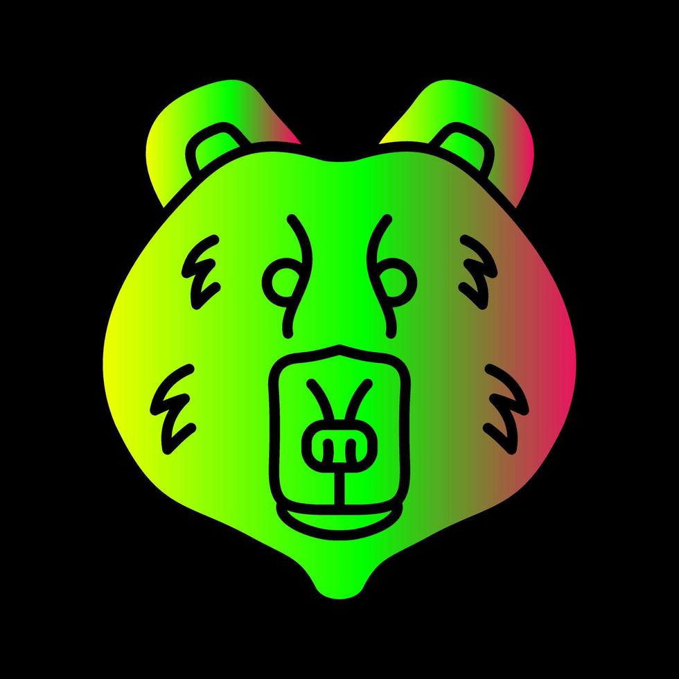 Polar Bear Unique Vector Icon