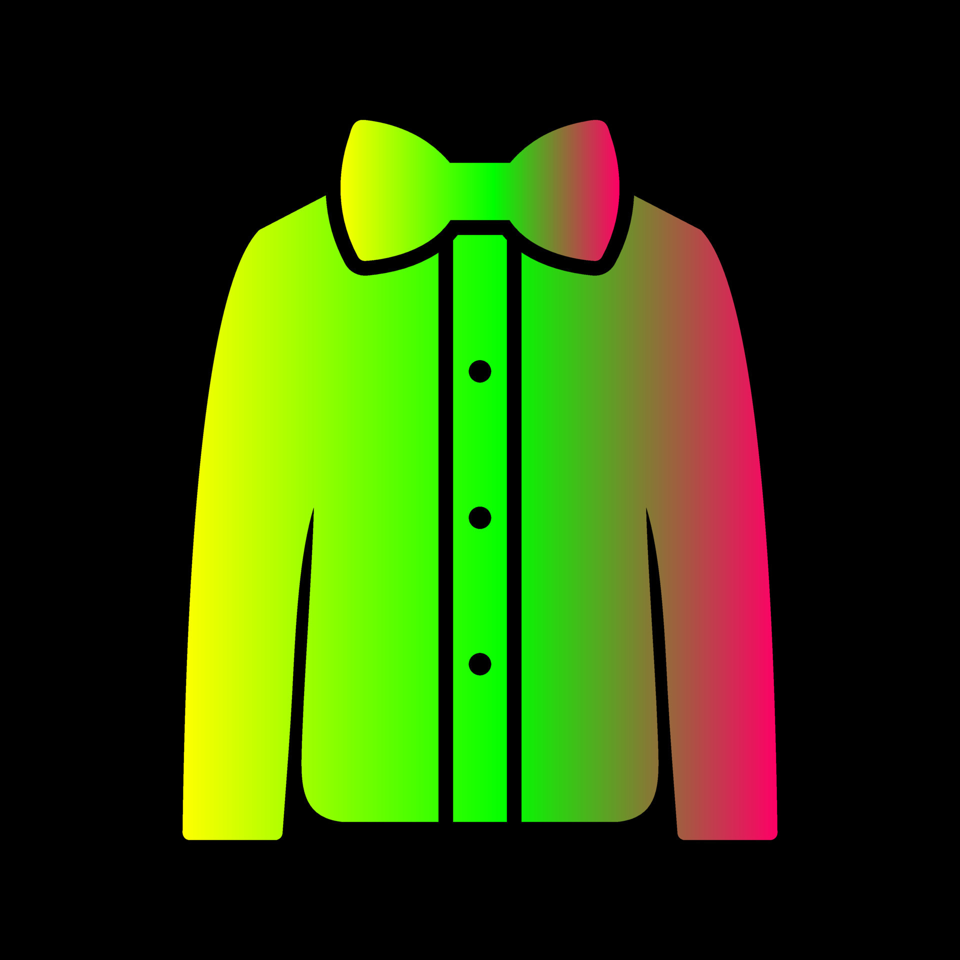 shirt-with-bow-vector-icon-21441975-vector-art-at-vecteezy