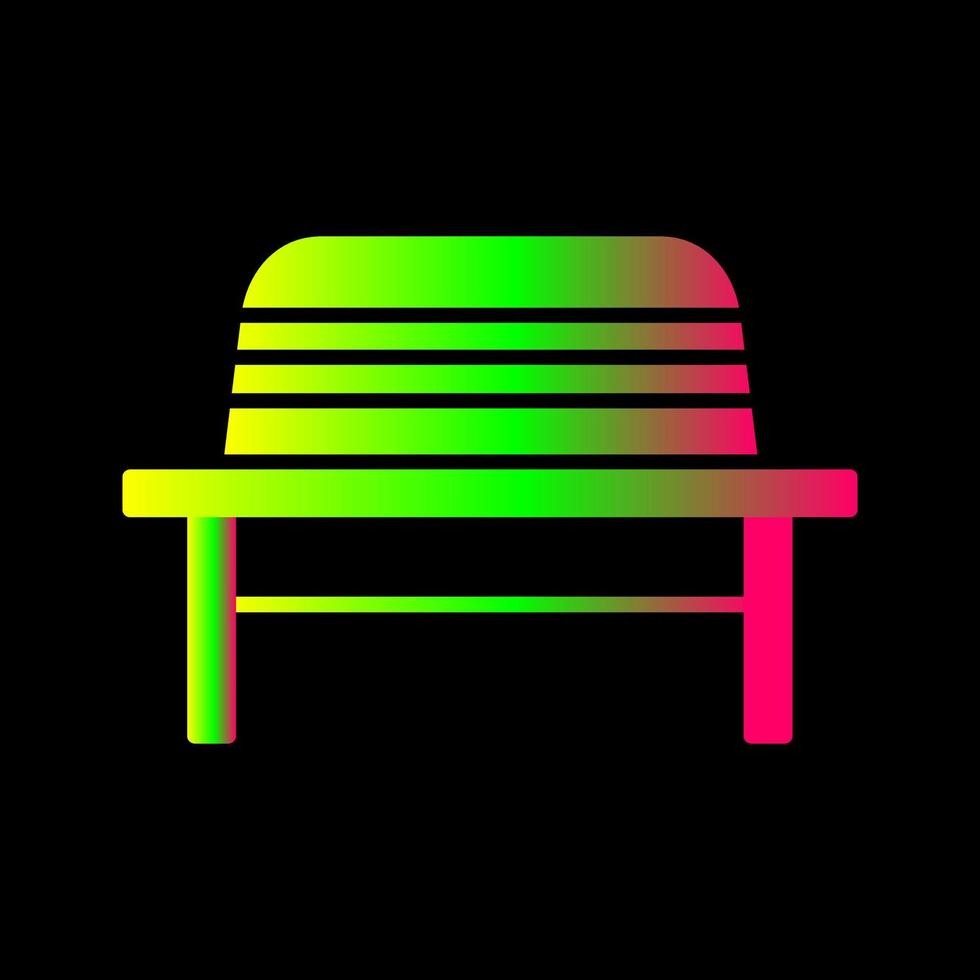 Garden Bench Vector Icon