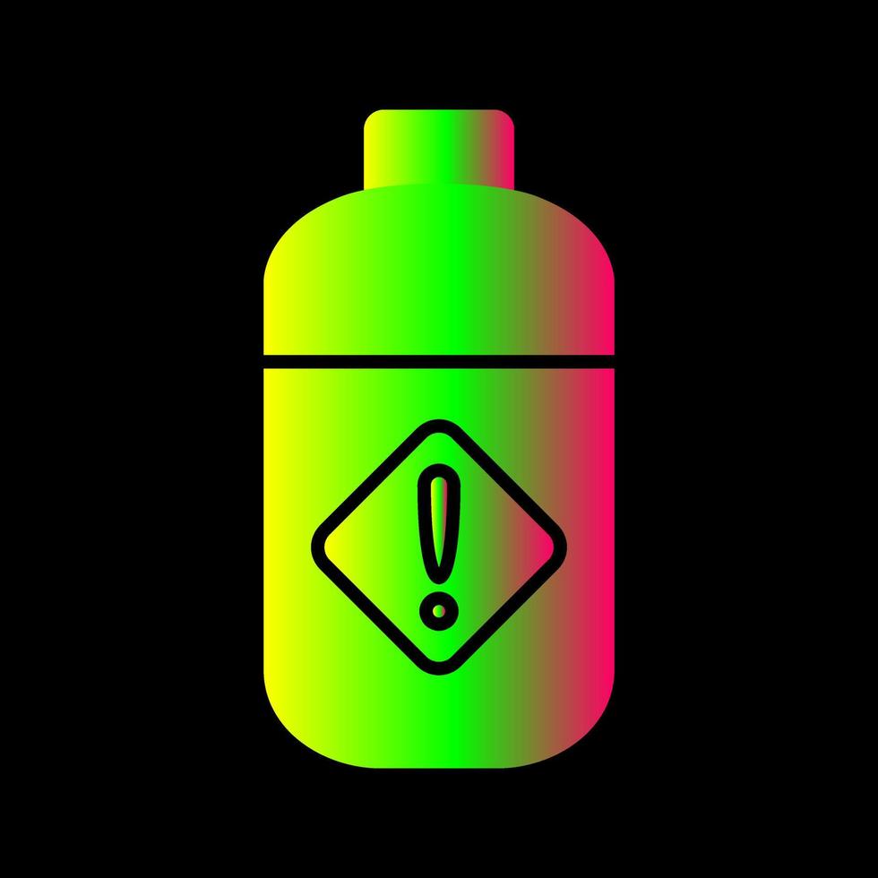 Pesticide Bottle Vector Icon