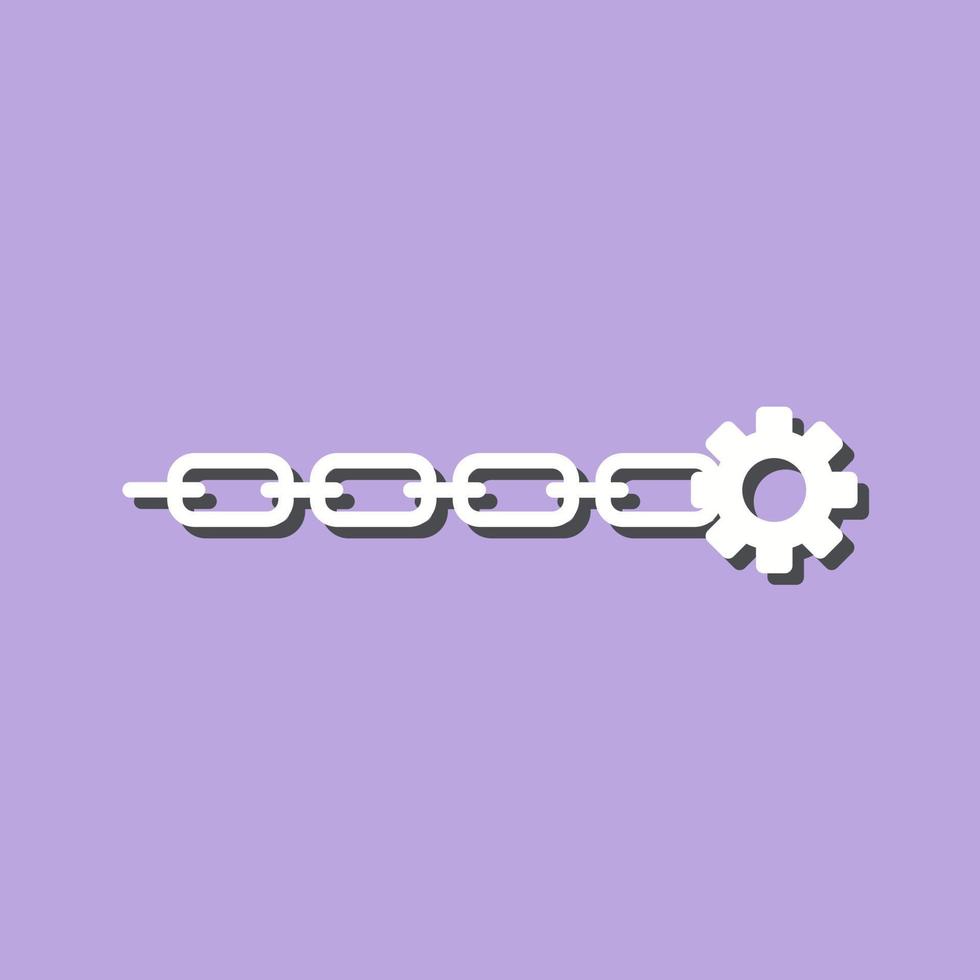 Unique Link Optimization Vector Icon