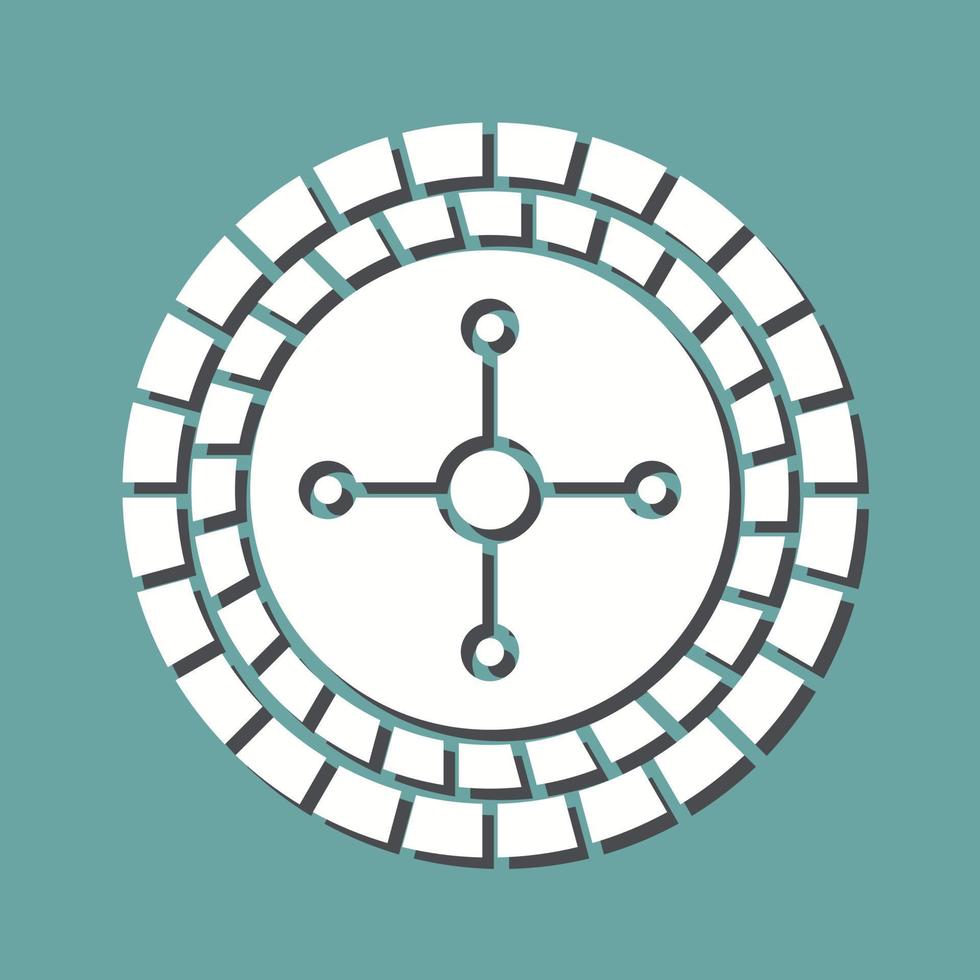 icono de vector de ruleta