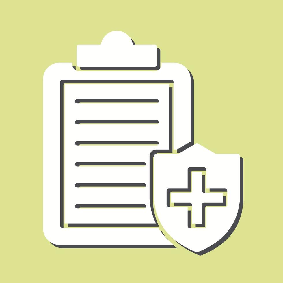 Medical Insurance Unique Vector Icon