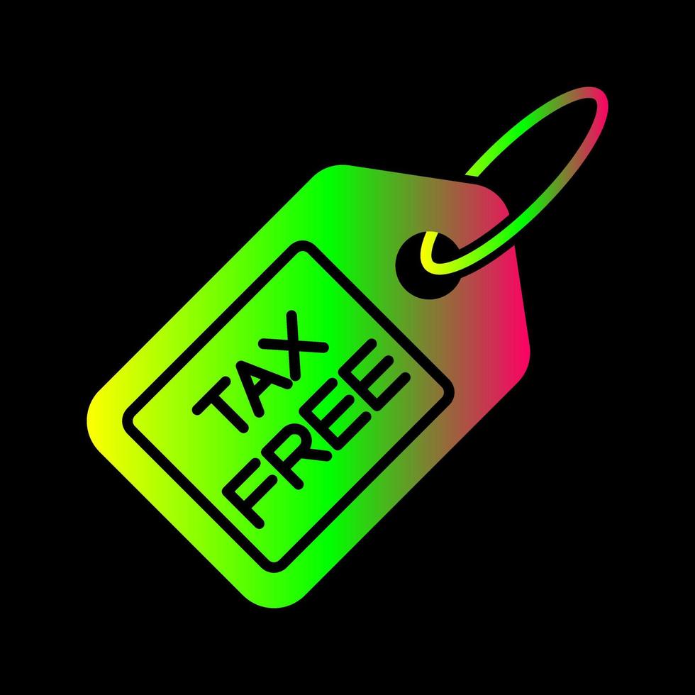 Tax Free Vector Icon