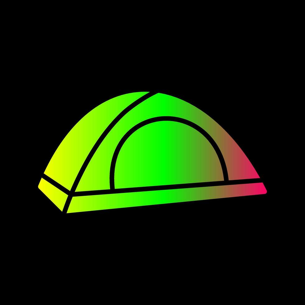 icono de vector de campamento