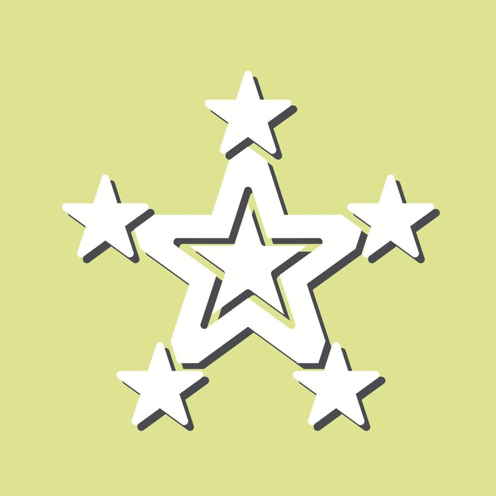 icono de vector de estrella