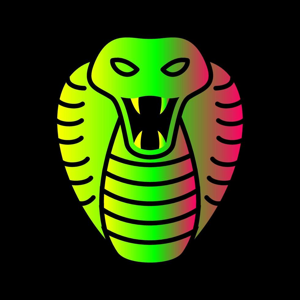 icono de vector de serpiente