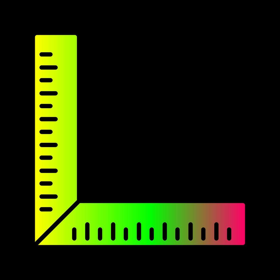 square Ruler Vector Icon