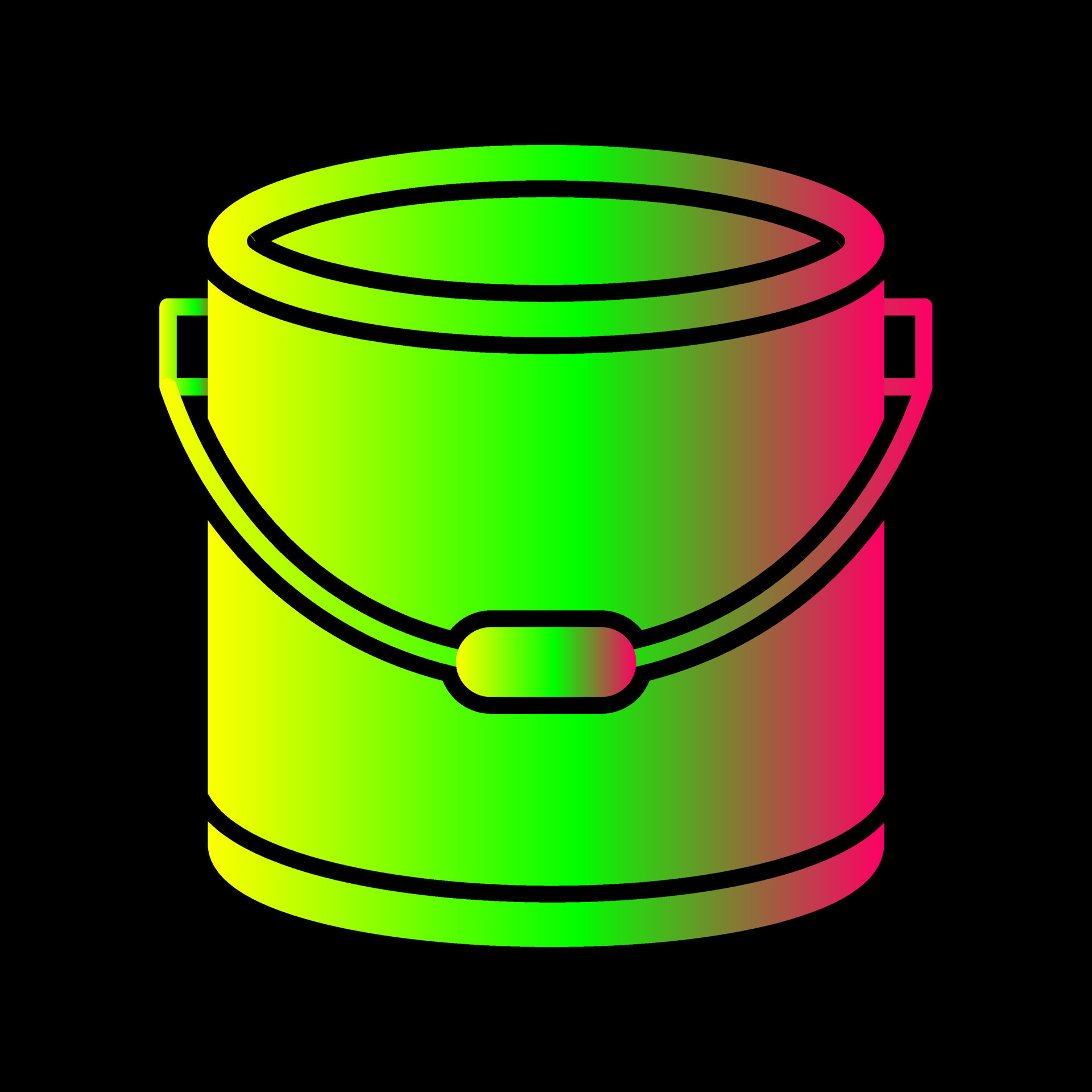 Paint Bucket Vector Icon 21442452 Vector Art at Vecteezy