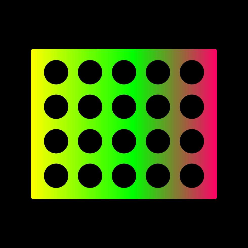 Colored Palette Vector Icon