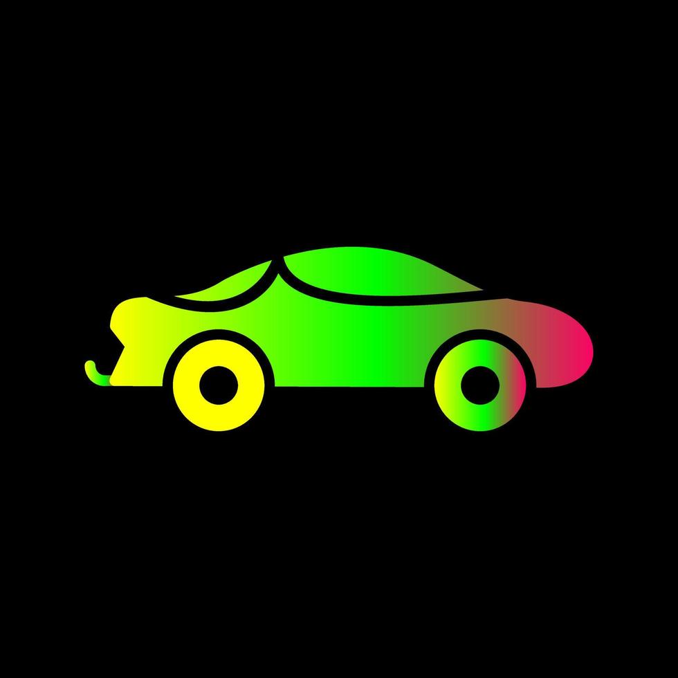 icono de vector de coche deportivo