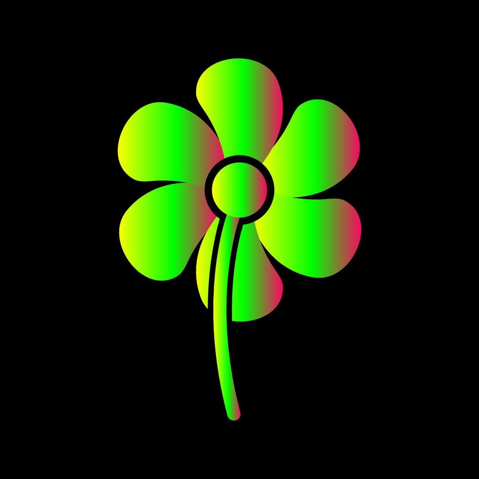 icono de vector de flores pequeñas