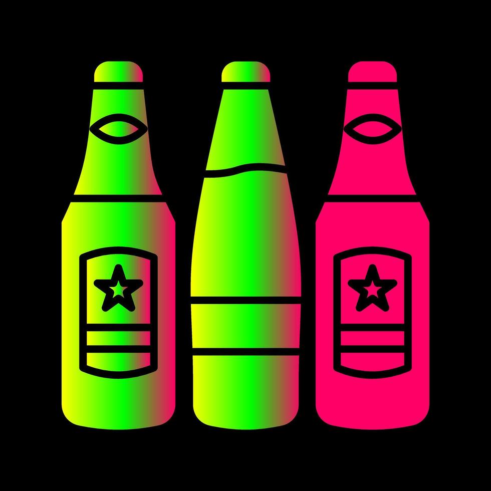 Beer Bottles Vector Icon