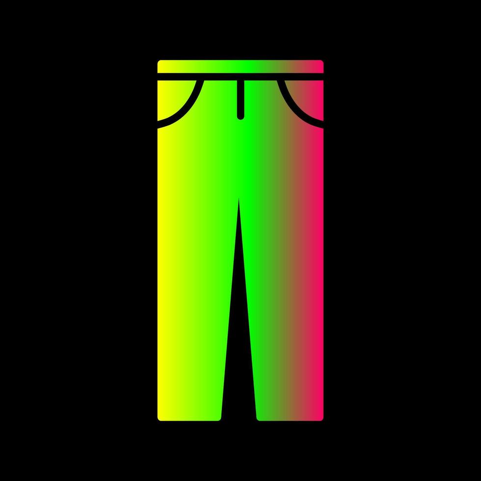 icono de vector de pantalones