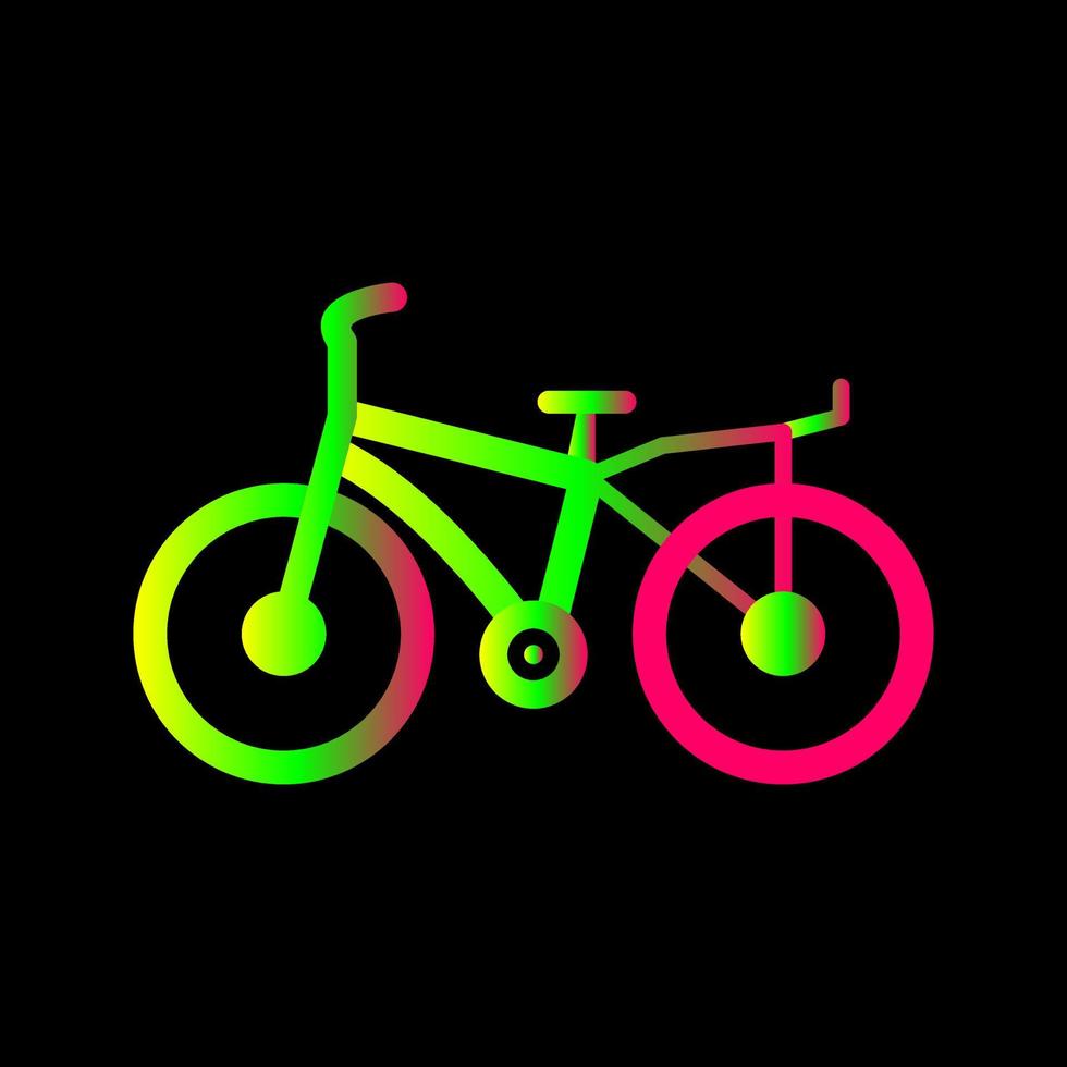 icono de vector de bicicleta