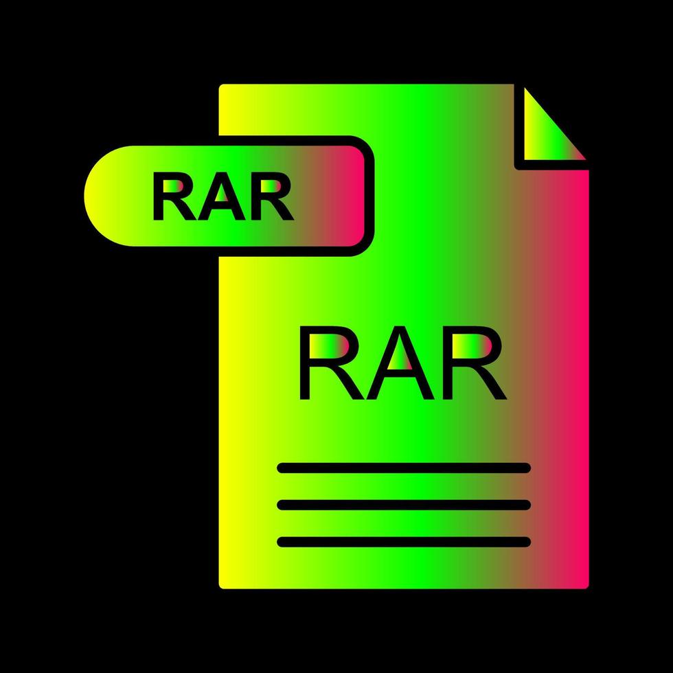 RAR Vector Icon