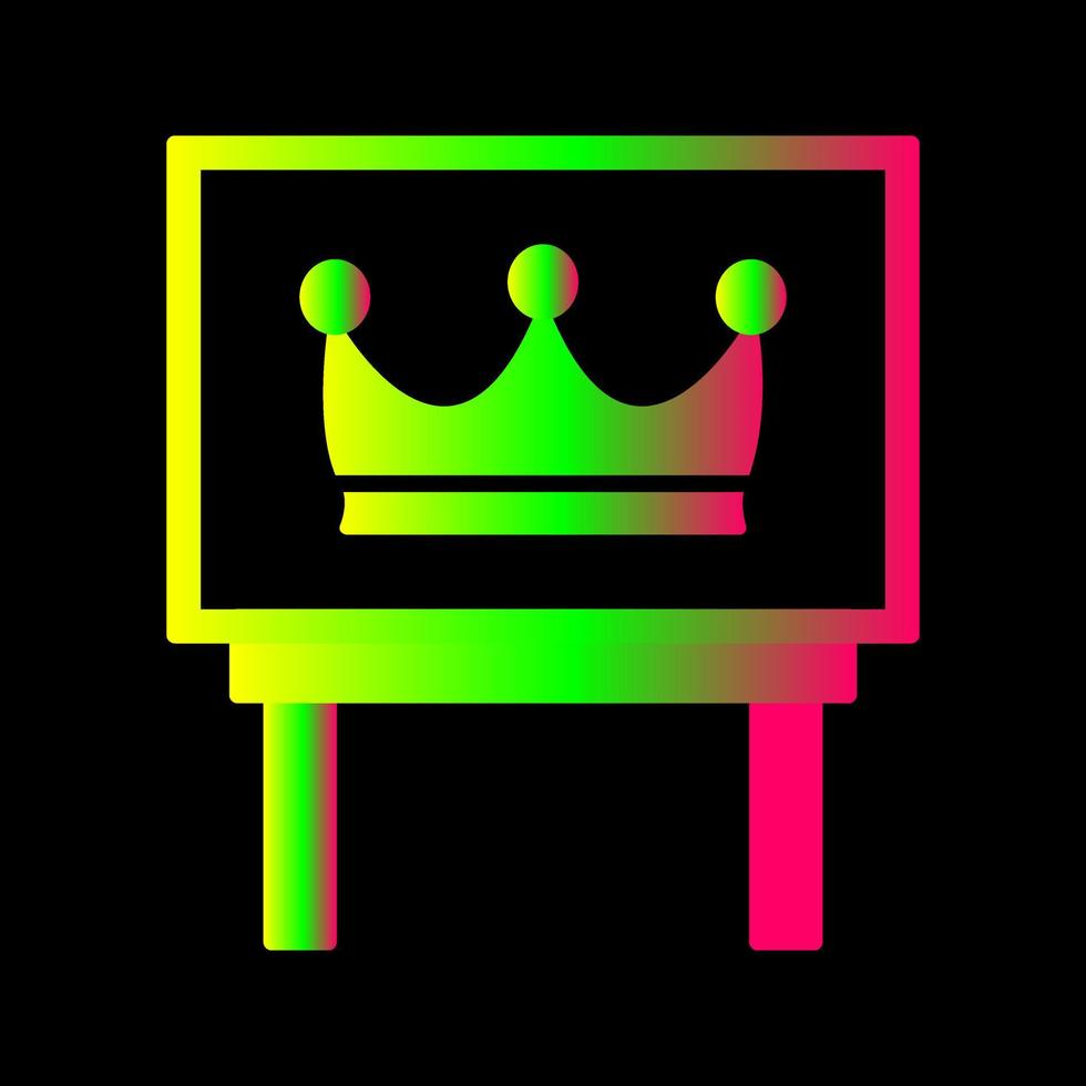 Crown Exhibit Vector Icon