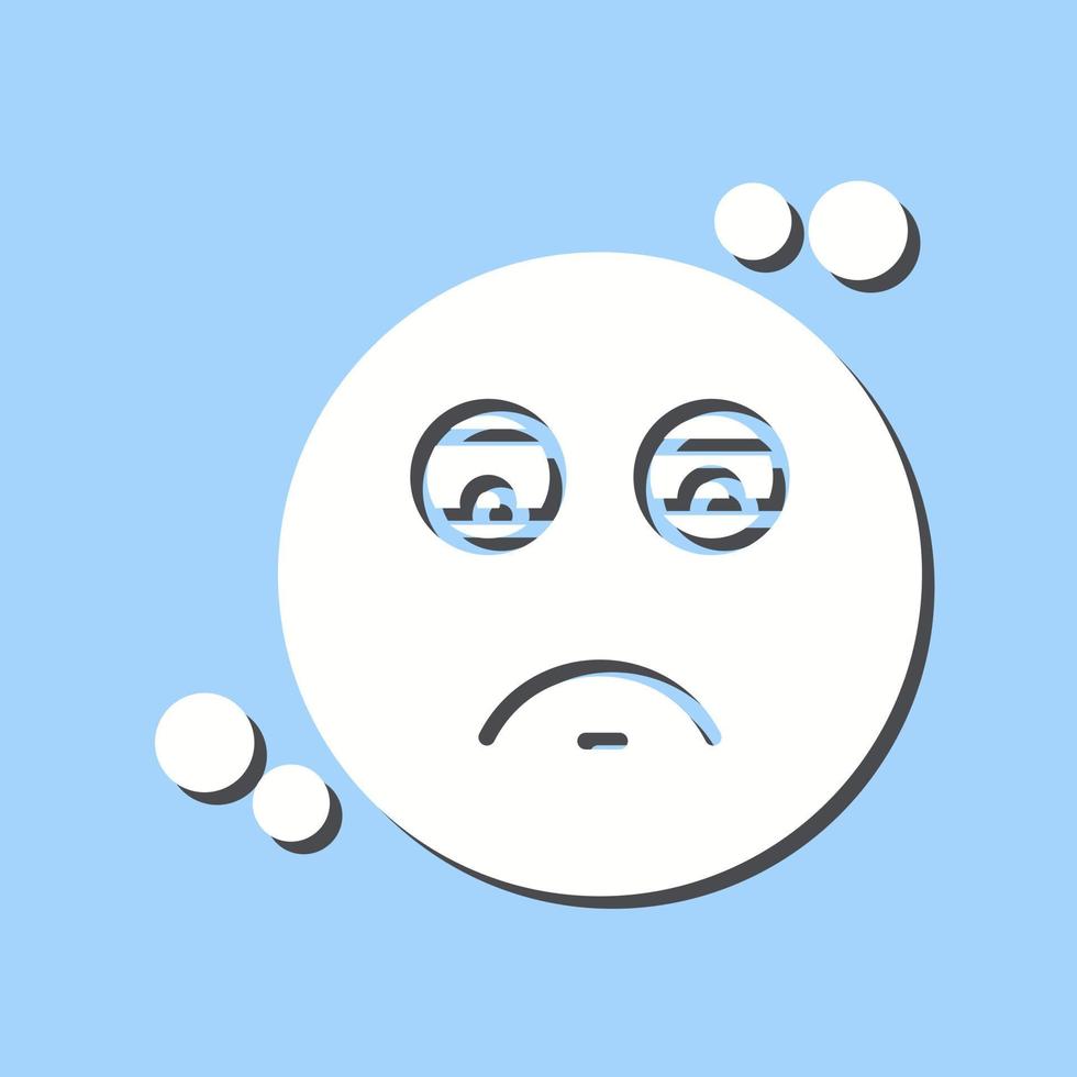 Tired Vector Icon