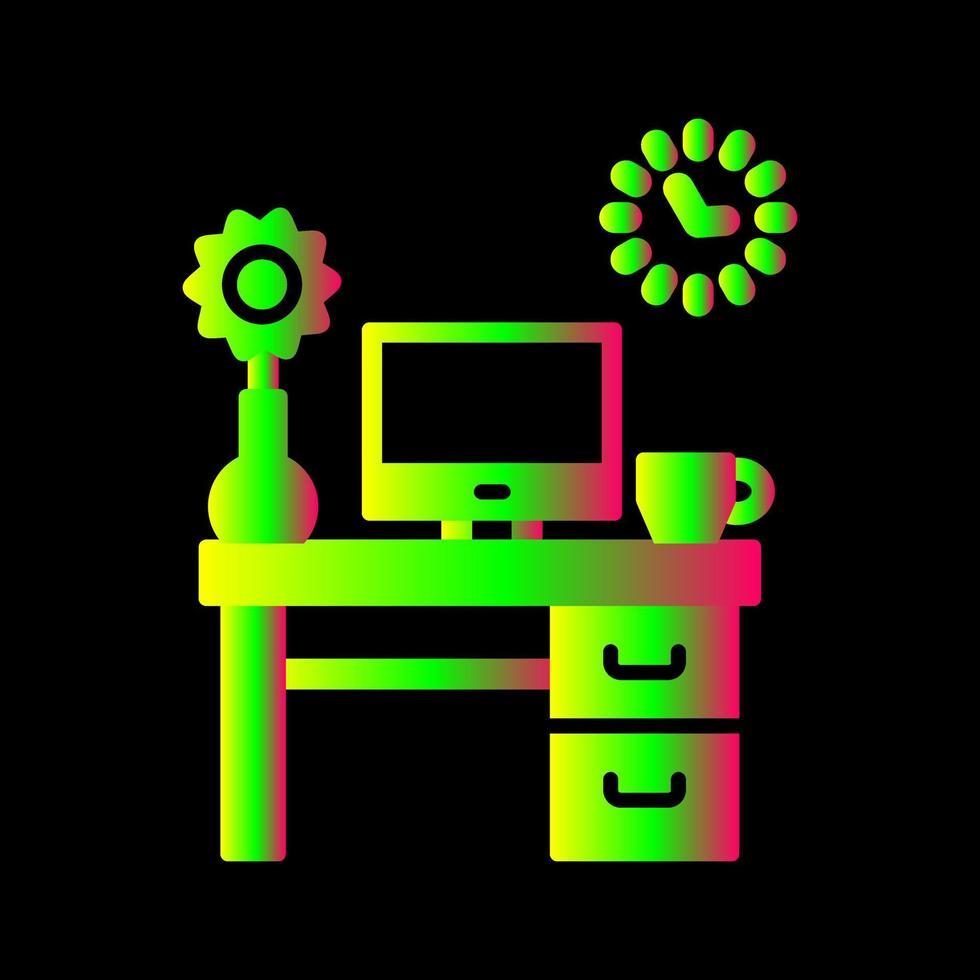 Work Table Vector Icon