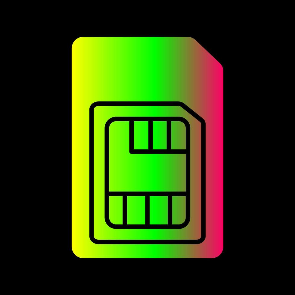 Sim Card Vector Icon