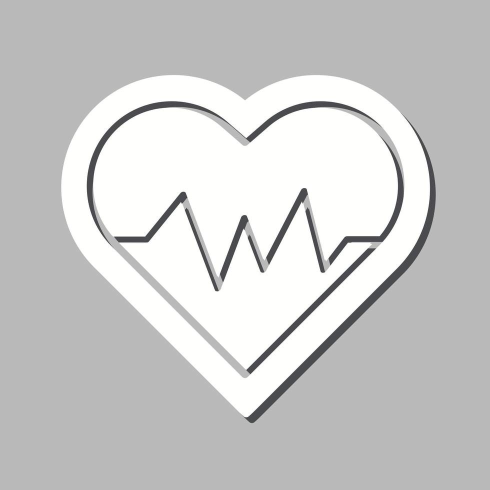 Heart Beat Vector Icon