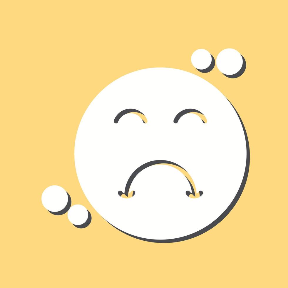 Upset Vector Icon