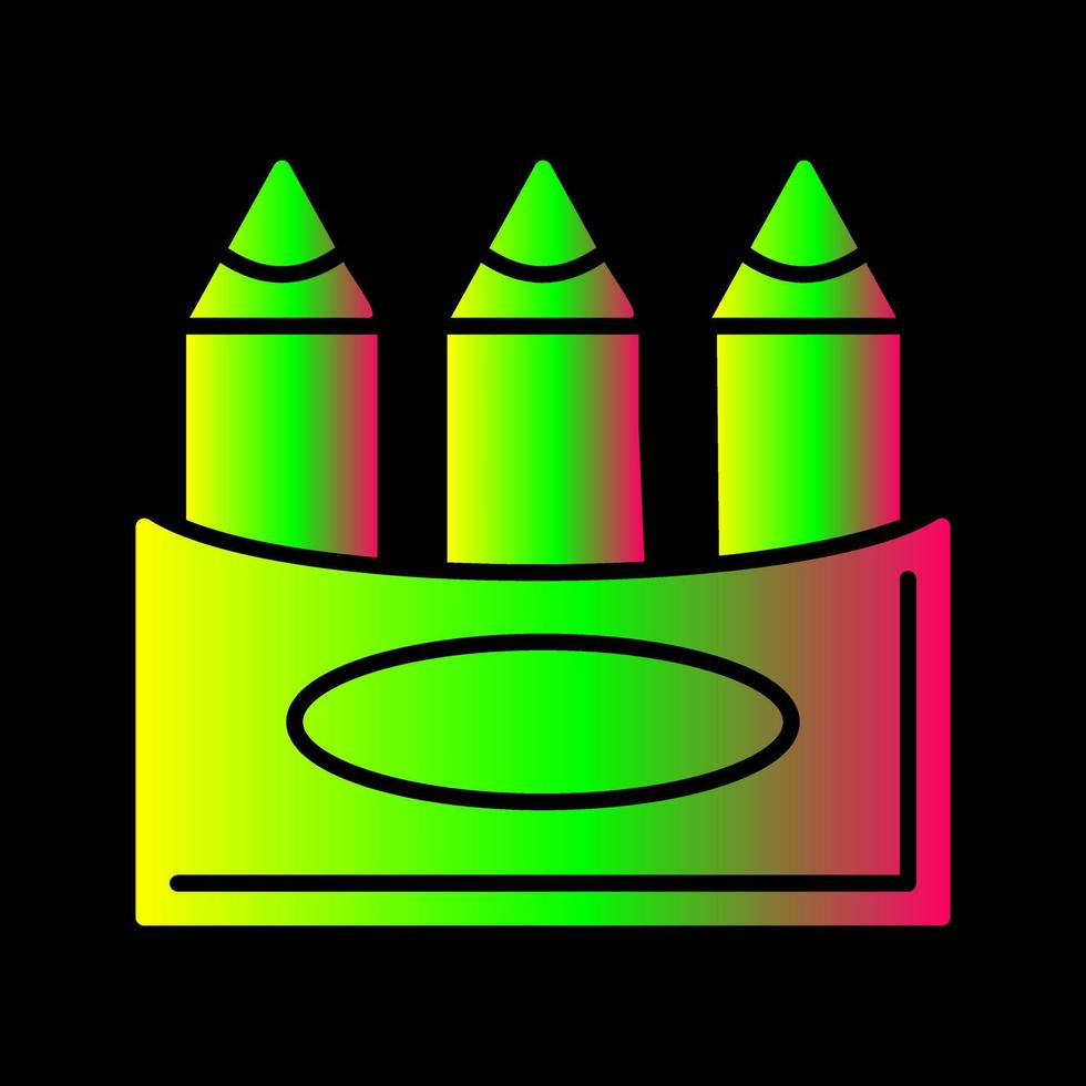 Crayons Vector Icon