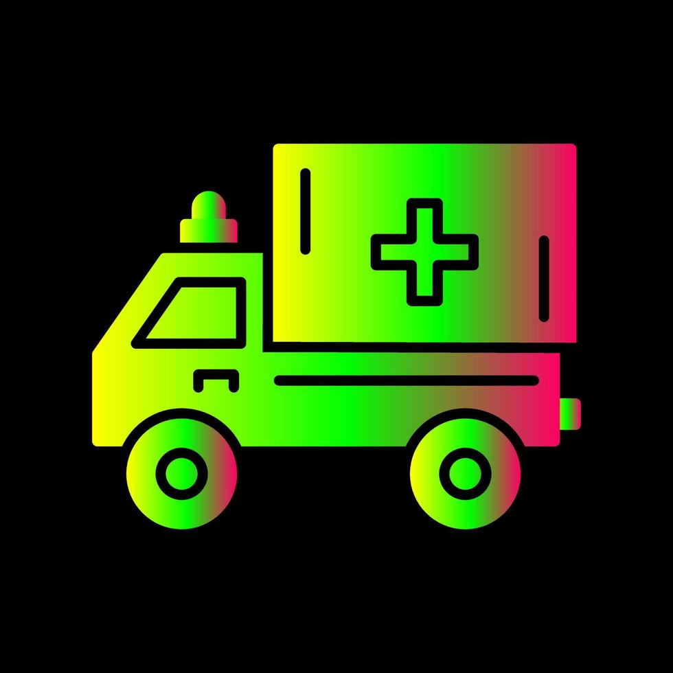 icono de vector de ambulancia