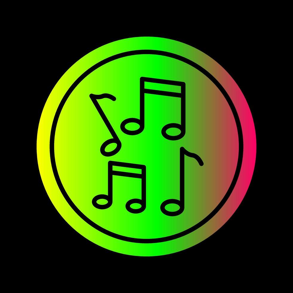Musical Notes Vector Icon