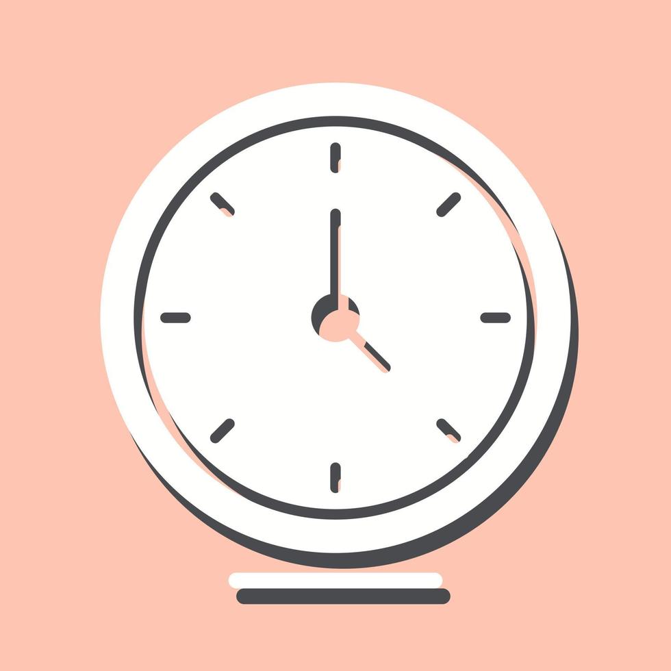 icono de vector de reloj