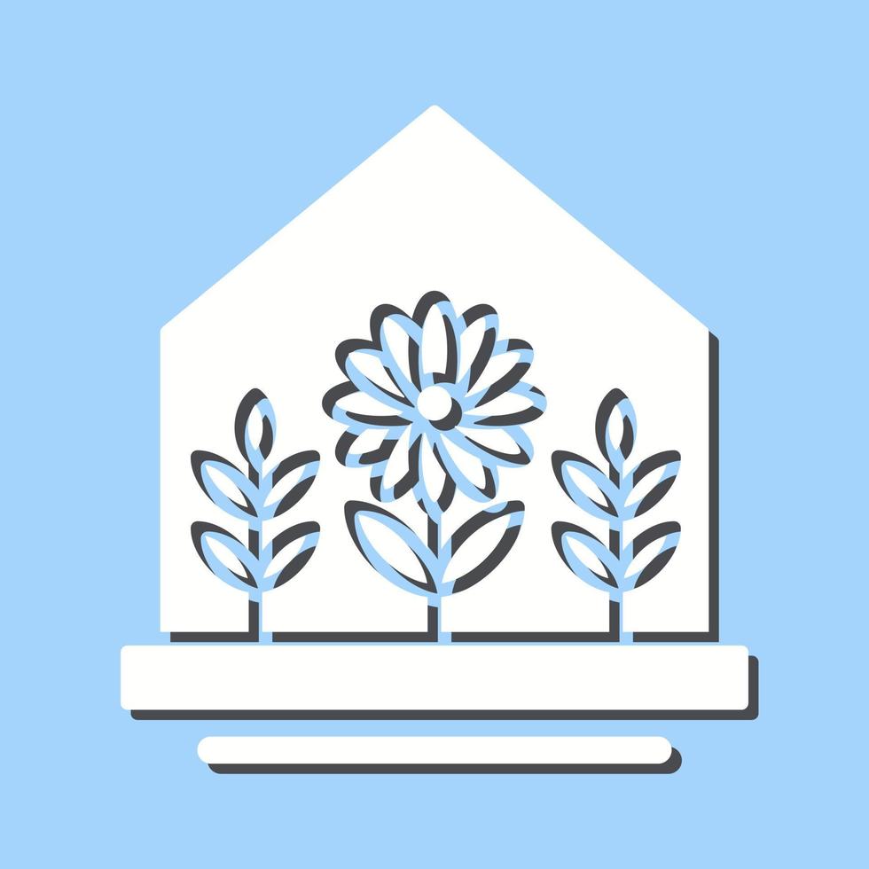 icono de vector de casa de campo