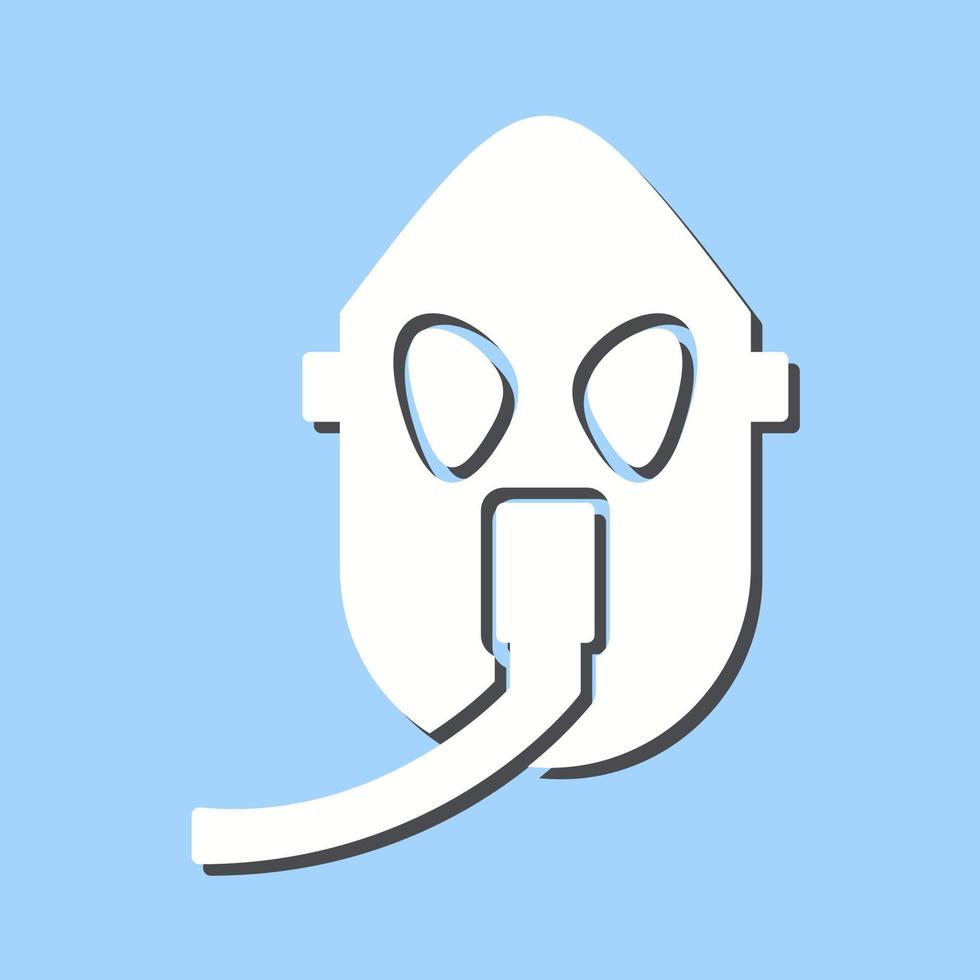 Unique Oxygen Mask Vector Icon