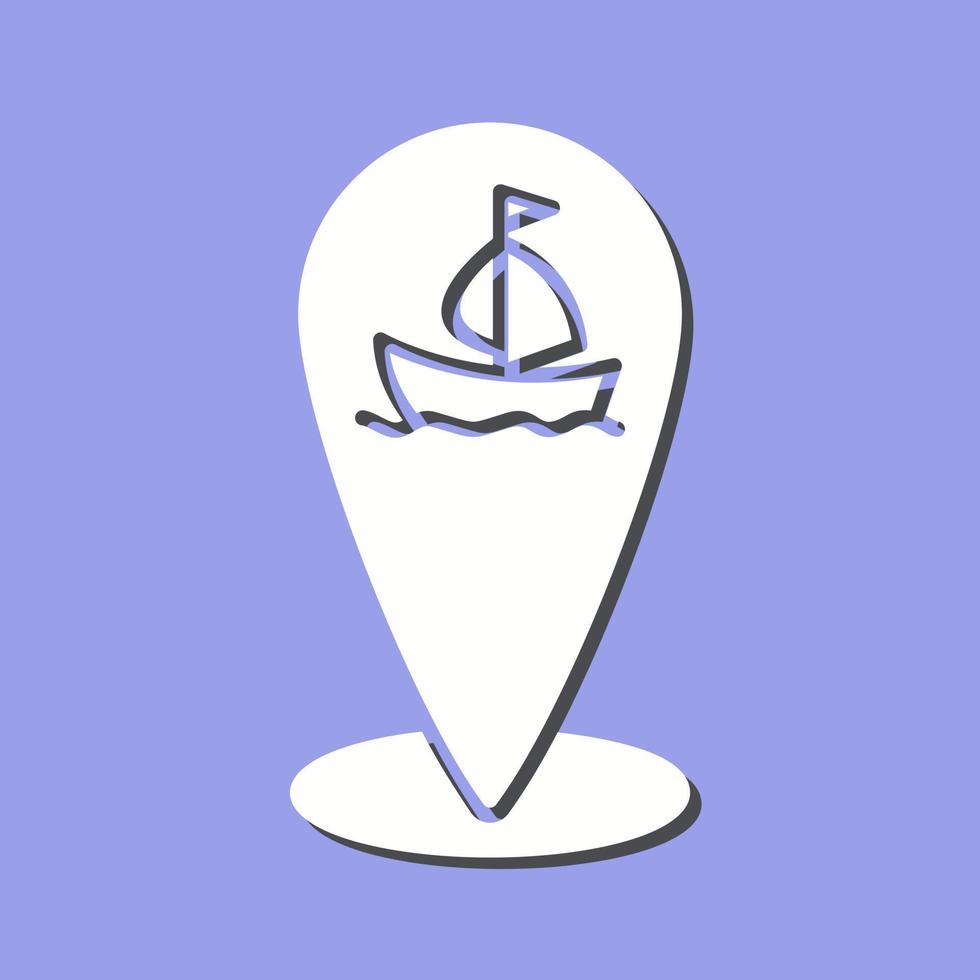 Shipping Location Vector Icon