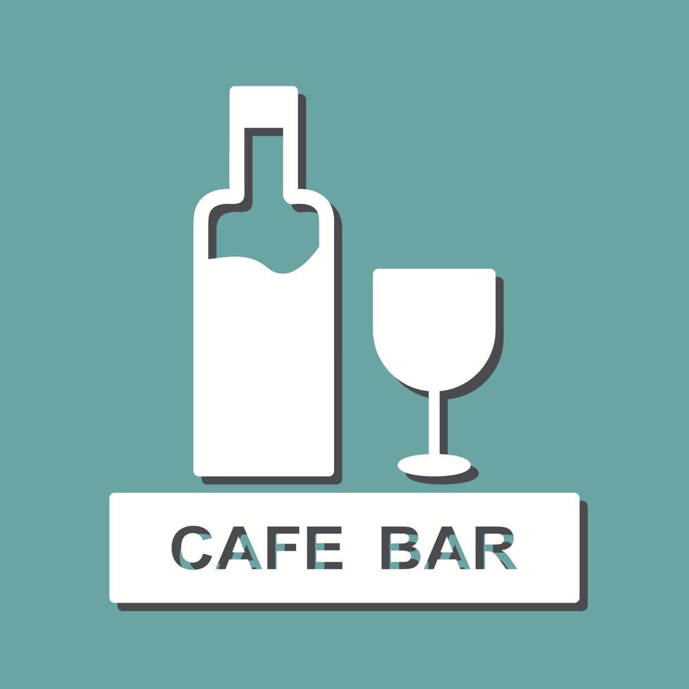 Unique Drinks Cafe Vector Icon