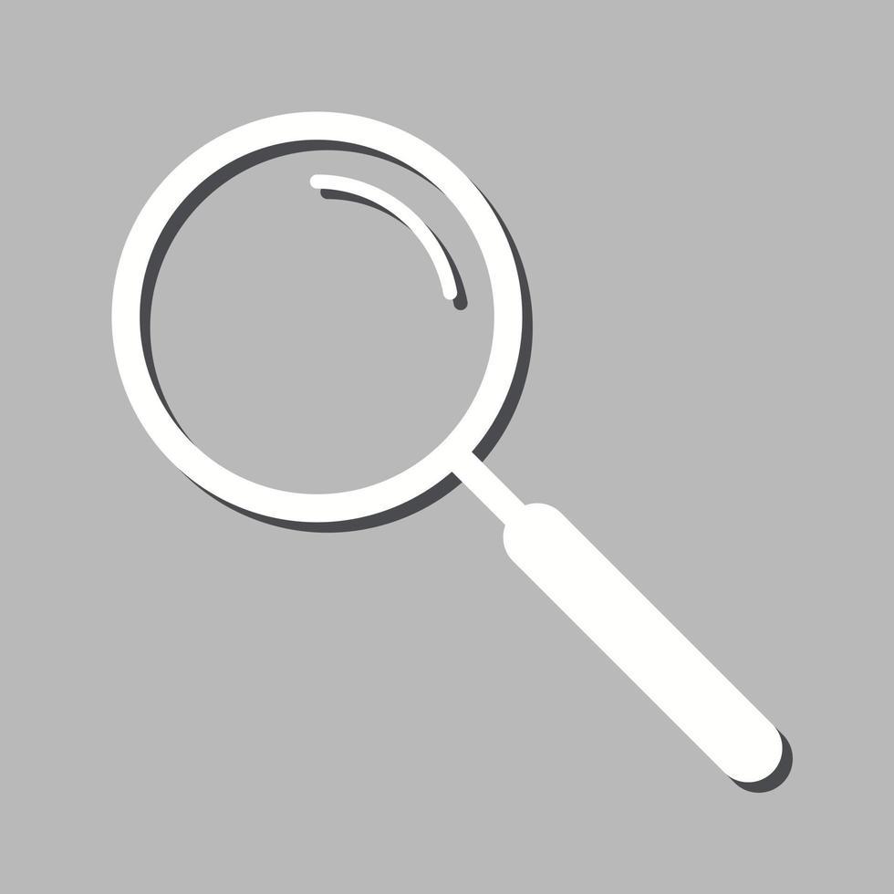 Unique Search Vector Icon