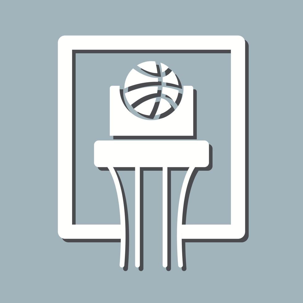 icono de vector de baloncesto