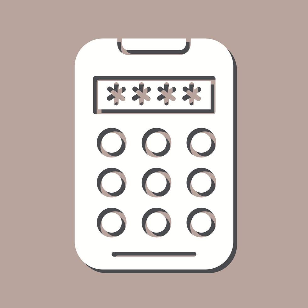 Pin Code Vector Icon