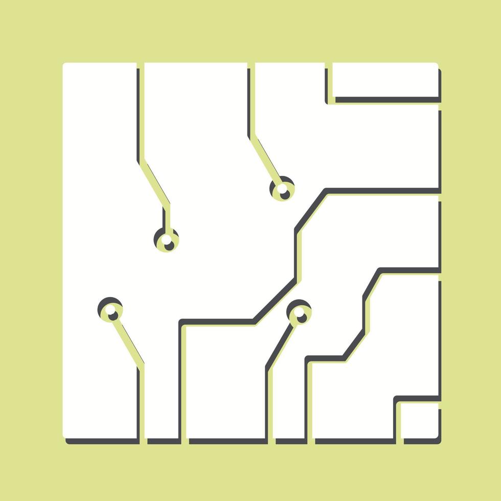 Electrical circuit Vector Icon