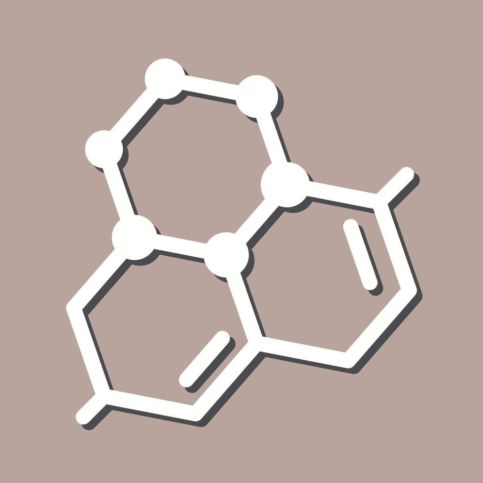 icono de vector de molécula