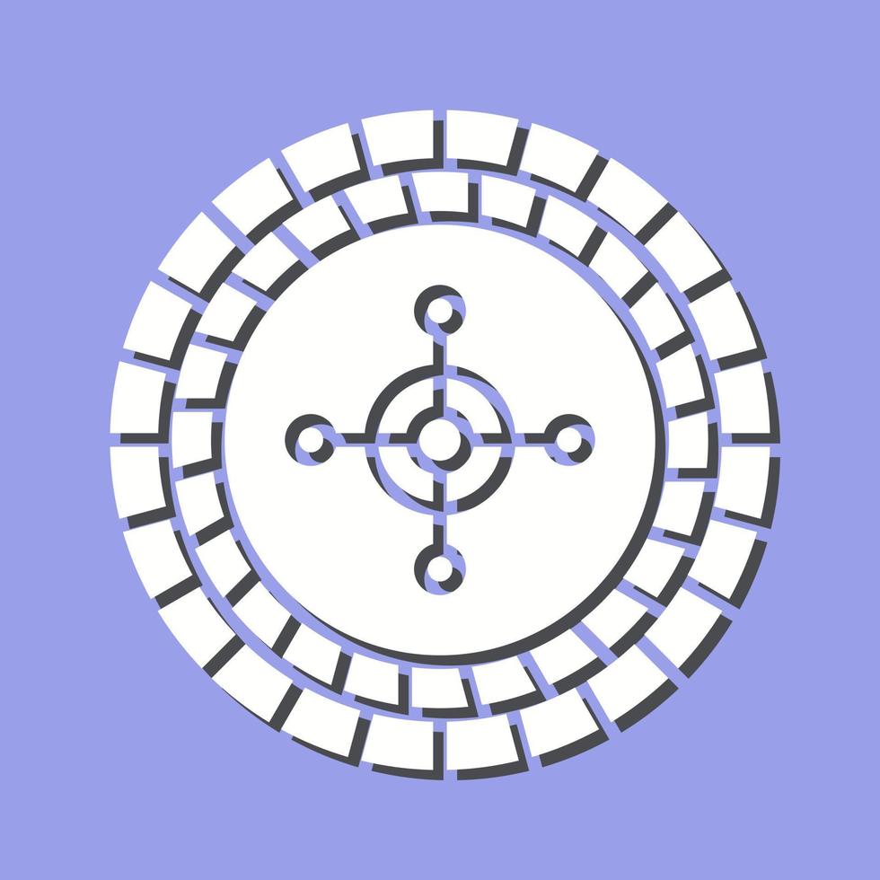 icono de vector de ruleta