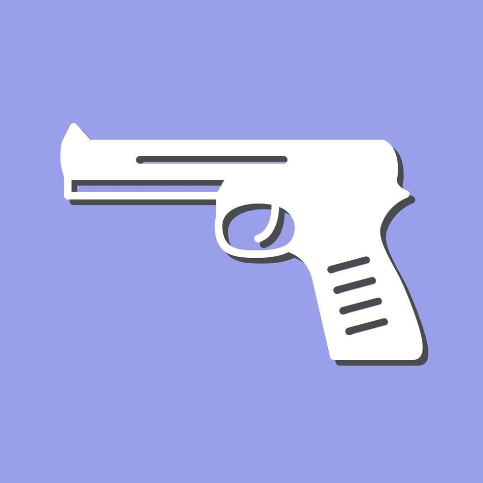 Unique Pistol Vector Icon