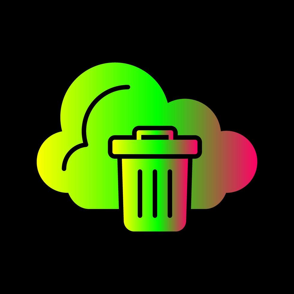 icono de vector de basura