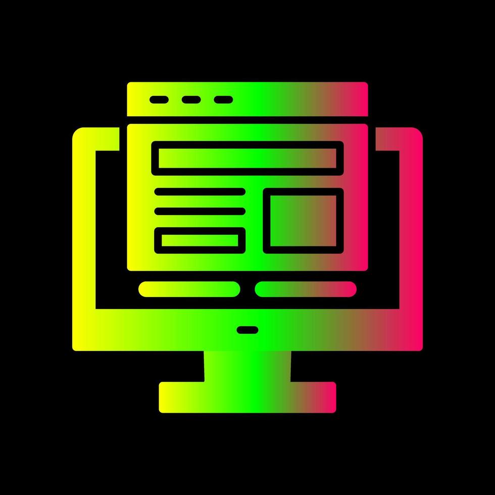Adaptive Layout Vector Icon