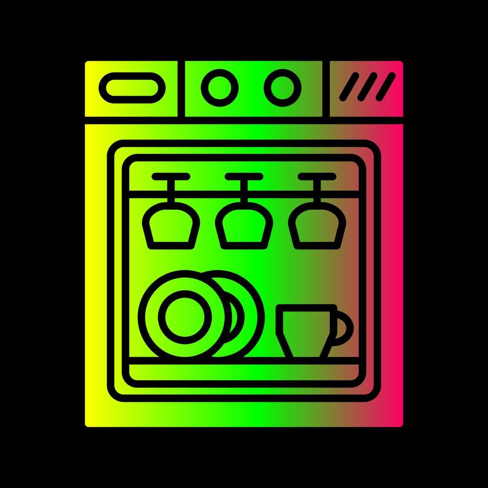 Dishwasher Vector Icon