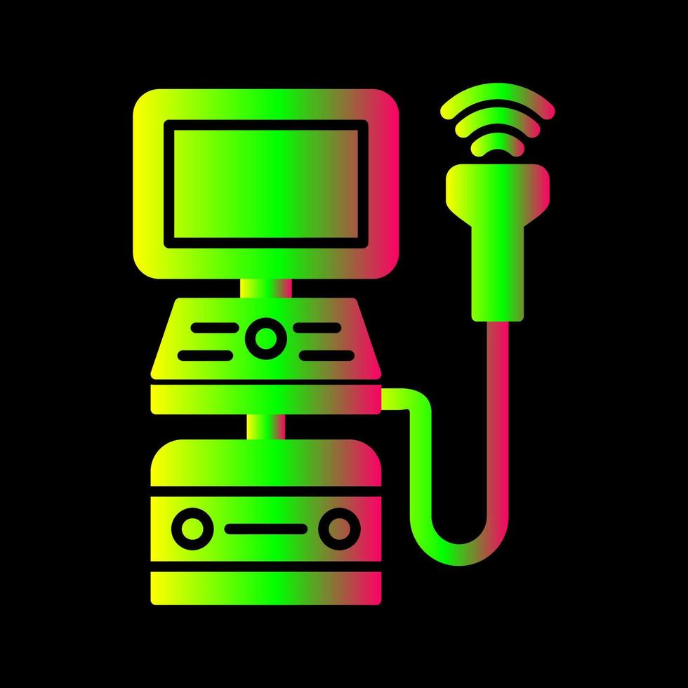 Ultrasound Machine Vector Icon