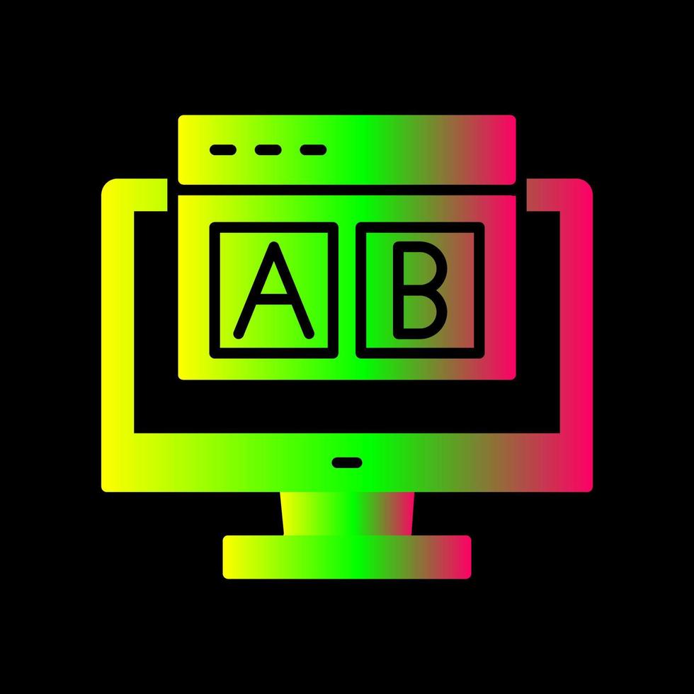 AB Testing Vector Icon