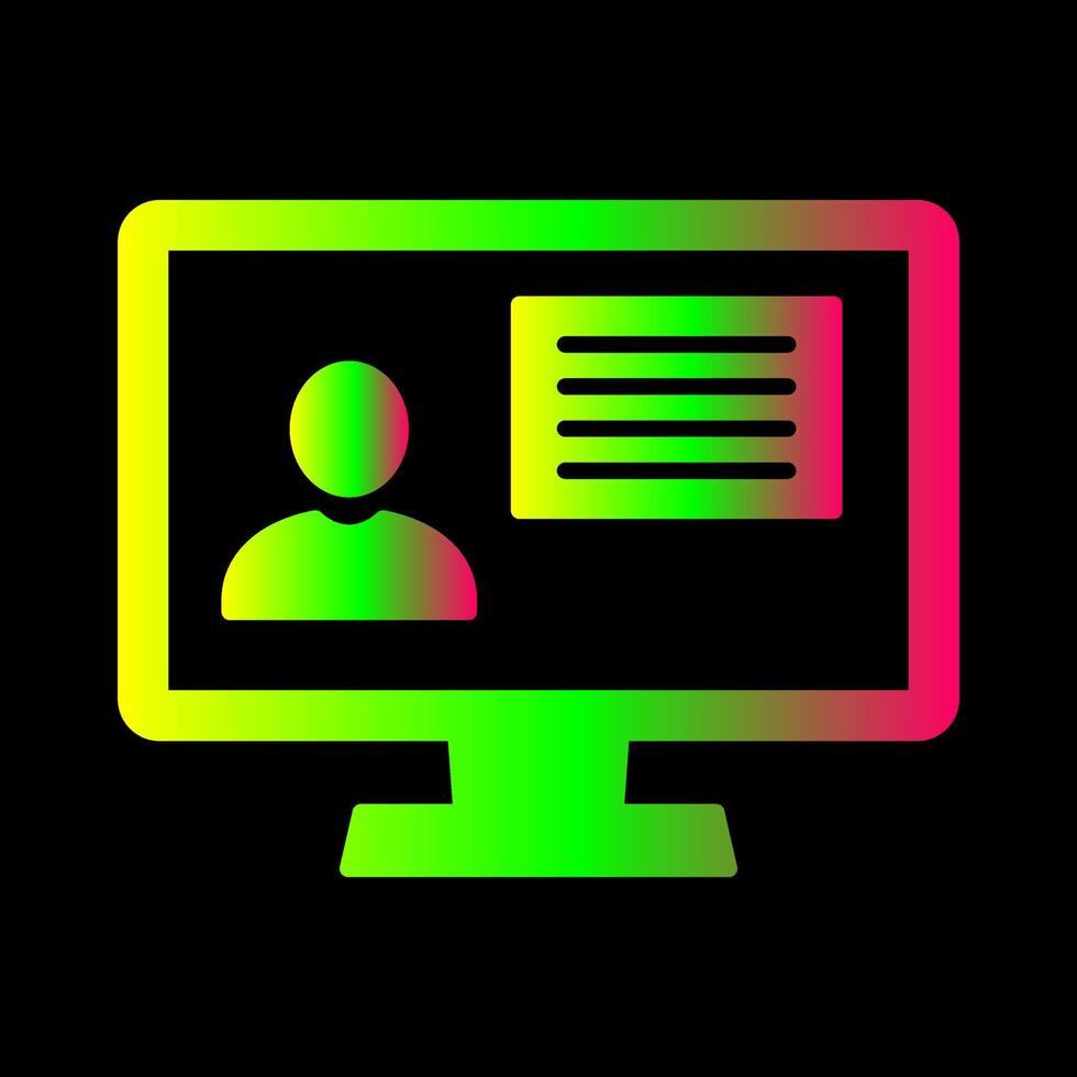 Distance Education Vector Icon